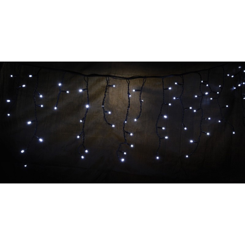 Lyyt 180LED Outdoor Icicle Light with Con CW