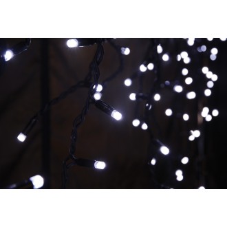 Lyyt 180LED Outdoor Icicle Light with Con CW