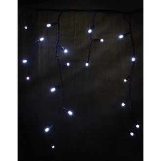 Lyyt 180LED Outdoor Icicle Light with Con CW