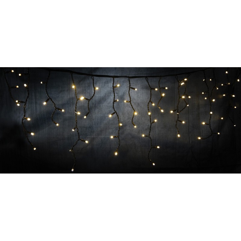 Lyyt 180LED Outdoor Static Icicle Light WW