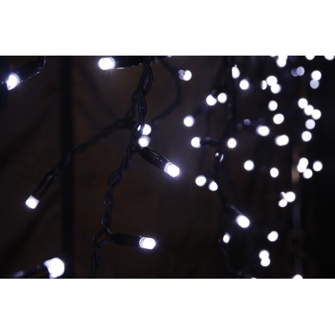 Lyyt 180LED Outdoor Static Icicle Light CW