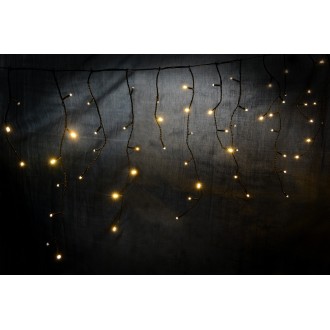 Lyyt 240 LED Indoor Icicle String Lights with Timer Control WW