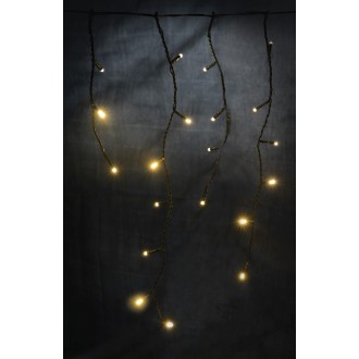 Lyyt 240 LED Indoor Icicle String Lights with Timer Control WW