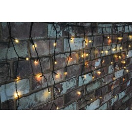 Lyyt 240 LED Indoor Icicle String Lights with Timer Control WW