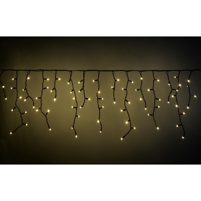 Lyyt 100 LED Connectable Icicle String Light WW