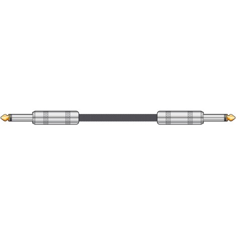 Chord Classic Braided Guitar Lead Black 6.0m