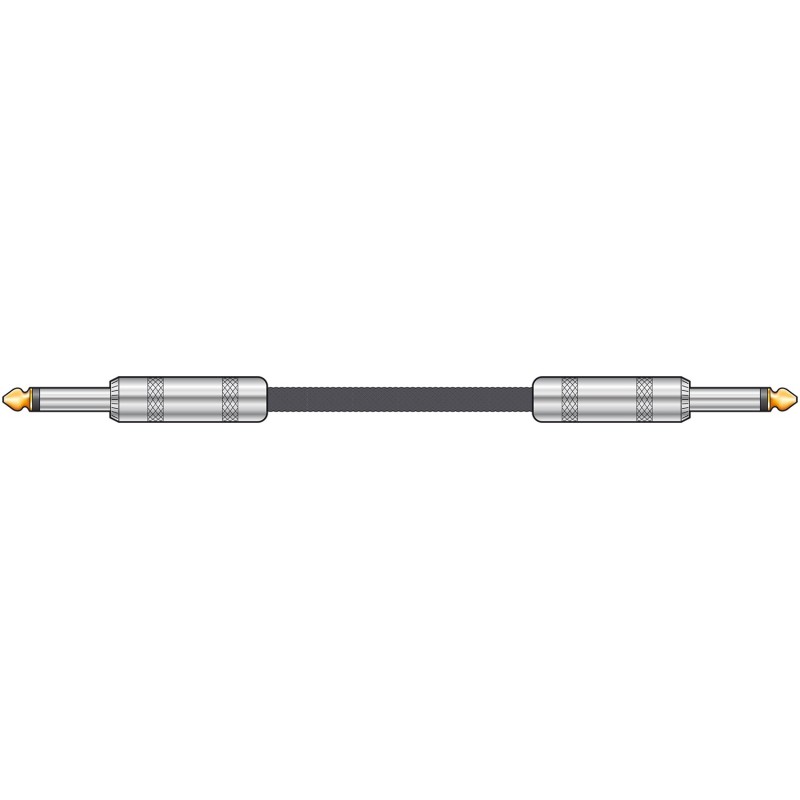 Chord Classic Braided Guitar Lead Black 6.0m