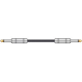 Chord Classic Braided Guitar Lead Black 6.0m