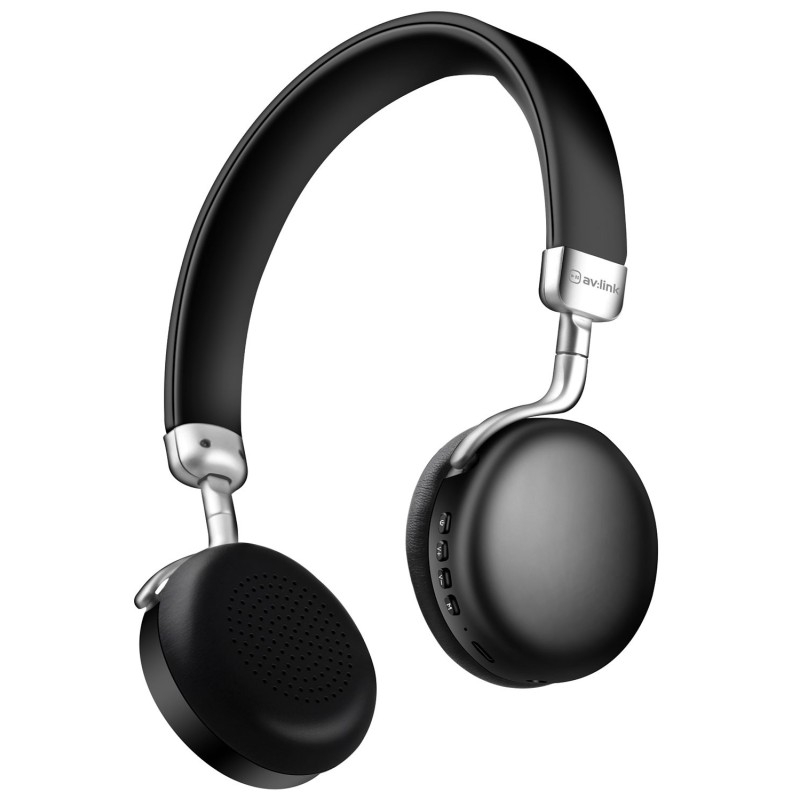 Avlink Metallic Bluetooth Headphones Black
