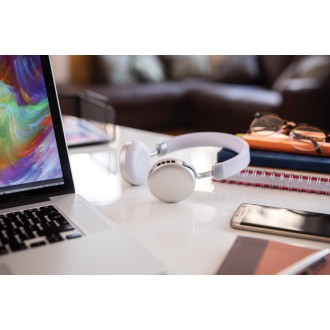 Avlink Metallic Bluetooth Headphones  Silver
