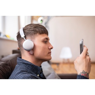 Avlink Metallic Bluetooth Headphones  Silver