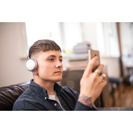 Avlink Metallic Bluetooth Headphones  Silver