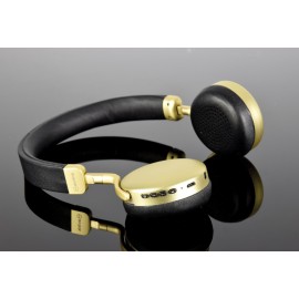 Avlink Metallic Bluetooth Headphones Gold