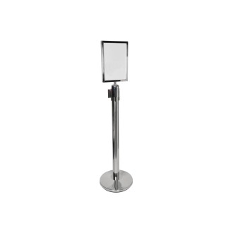 Citronic A4 Portrait Sign Holder Polished Finish