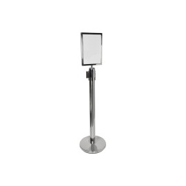Citronic A4 Portrait Sign Holder Polished Finish