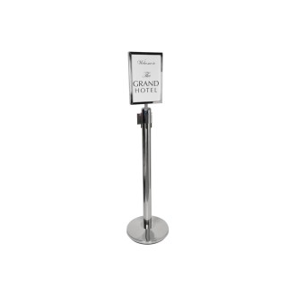 Citronic A4 Portrait Sign Holder Polished Finish