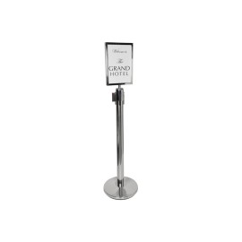 Citronic A4 Portrait Sign Holder Polished Finish
