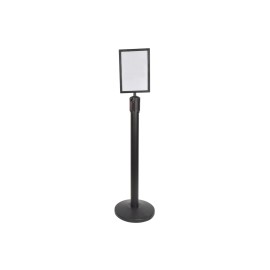 Citronic A4 Portrait Sign Holder Powder Black Finish