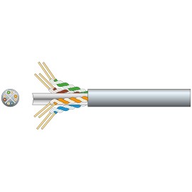 Mercury Cat6 U/UTP Network Cable 100m Grey