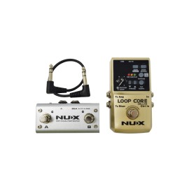 Nux Loop Core Deluxe 24-bit Looper Pedal Bundle