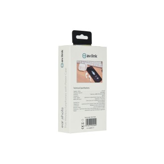 Avlink True Wireless Earphones & Power Case White