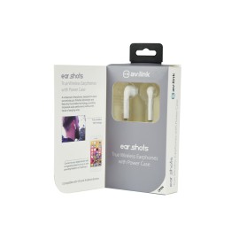 Avlink True Wireless Earphones & Power Case White