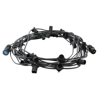 25m BC Festoon, 1m Spacing with 16A Plug and Socket