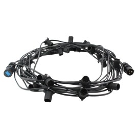 100m BC Festoon, 1m Spacing with 16A Plug and Socket