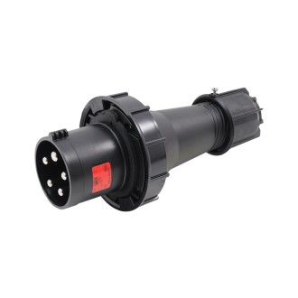 63A 415V 3P+N+E Black Plug (035-6xs)