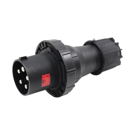 125A 415V 3P+N+E Black Plug (045-6xs)