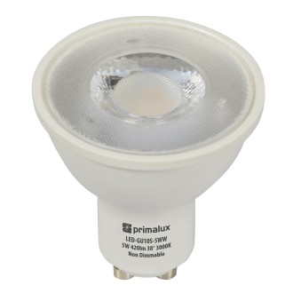 Primalux GU10 LED Bulb 5W 420lm 38° 3000K