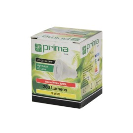 Primalux GU10 LED Bulb 5W 420lm 38° 3000K