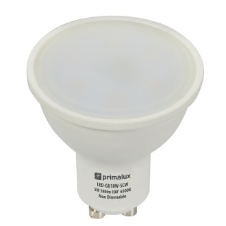 Primalux GU10 LED Bulb 5W 380lm 100° 6500K
