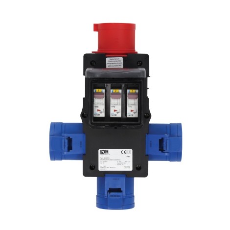 ST ANTON Distribution Box 32A 415V In, 3 x 32A 240V Out (9439019)
