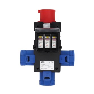 ST ANTON Distribution Box 32A 415V In, 3 x 32A 240V Out (9439019)