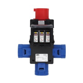 ST ANTON Distribution Box 32A 415V In, 3 x 32A 240V Out (9439019)