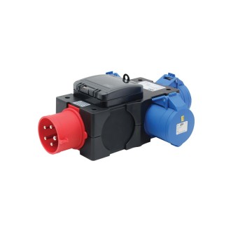 ST ANTON Distribution Box 32A 415V In, 3 x 32A 240V Out (9439019)