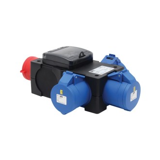 ST ANTON Distribution Box 32A 415V In, 3 x 32A 240V Out (9439019)