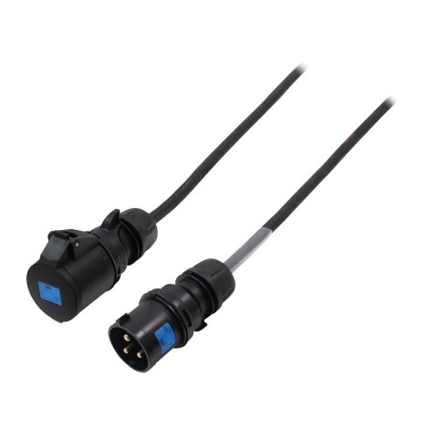 10m 32A Male - 32A Female 1PH 6mm 3C Cable
