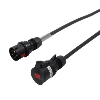 5m 32A Male - 32A Female 3PH 6mm 5C Cable