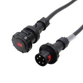 10m 63A Male - 63A Female 3PH 16mm 5C Cable