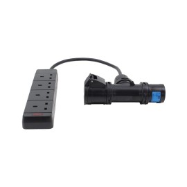 0.5m 16a T Connect to 4Way 13A Socket Cable
