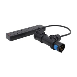 0.5m 16a T Connect to 4Way 13A Socket Cable