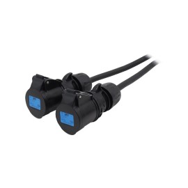 Moulded Y Split - 2.5mm 16A Connectors