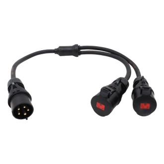 Moulded Y Split - 6.0mm 32A 3PH Connectors