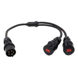 Moulded Y Split - 6.0mm 32A 3PH Connectors