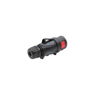 16A 415V 3P+N+E Black Plug (0153-6x)