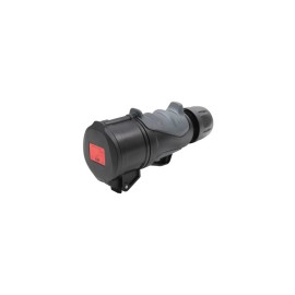 16A 415V 3P+N+E Black Socket (2153-6x)