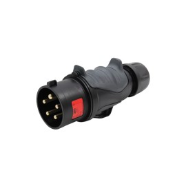 32A 415V 3P+N+E Black Plug (0253-6x)