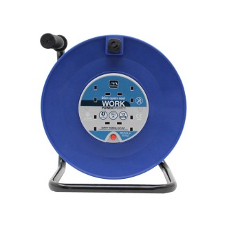 50m 13A 4 Socket HD Mains Extension Reel (HDCC5013/4BL)